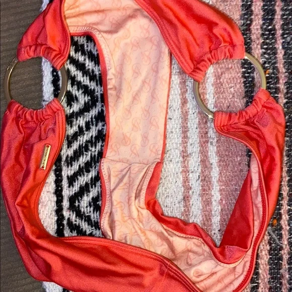 Victoria's Secret Pastel pink Bikini Bottom with Gold Details - Picture 4 of 4